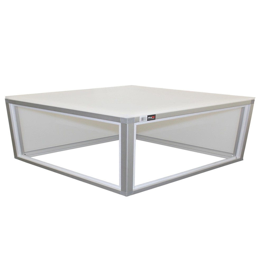 ProX XSA DJ Stage Platform Acrylic DJ Riser / Mini Stage 8" High Box Sections...