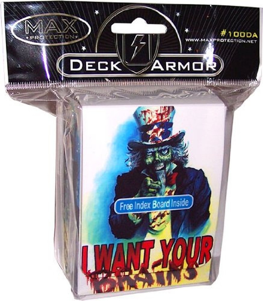 Max Protection Deck Box I Want Your Brains