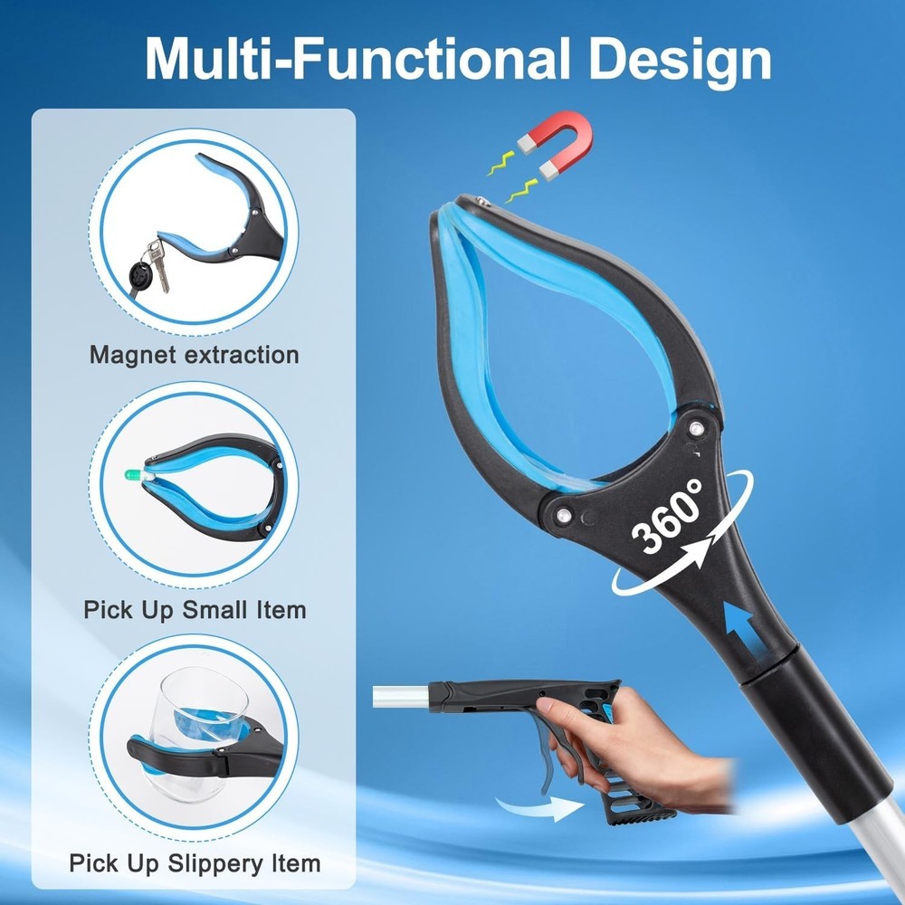 Reacher Grabber Tool - 32" Extra Long 2-Pack