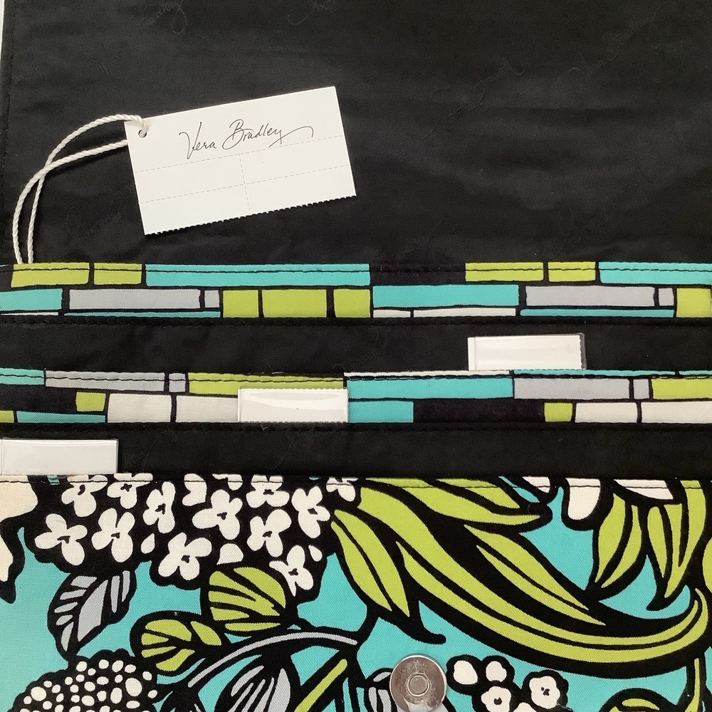 Vera Bradley Island Blooms Pattern Envelope Style Fabric File Folder