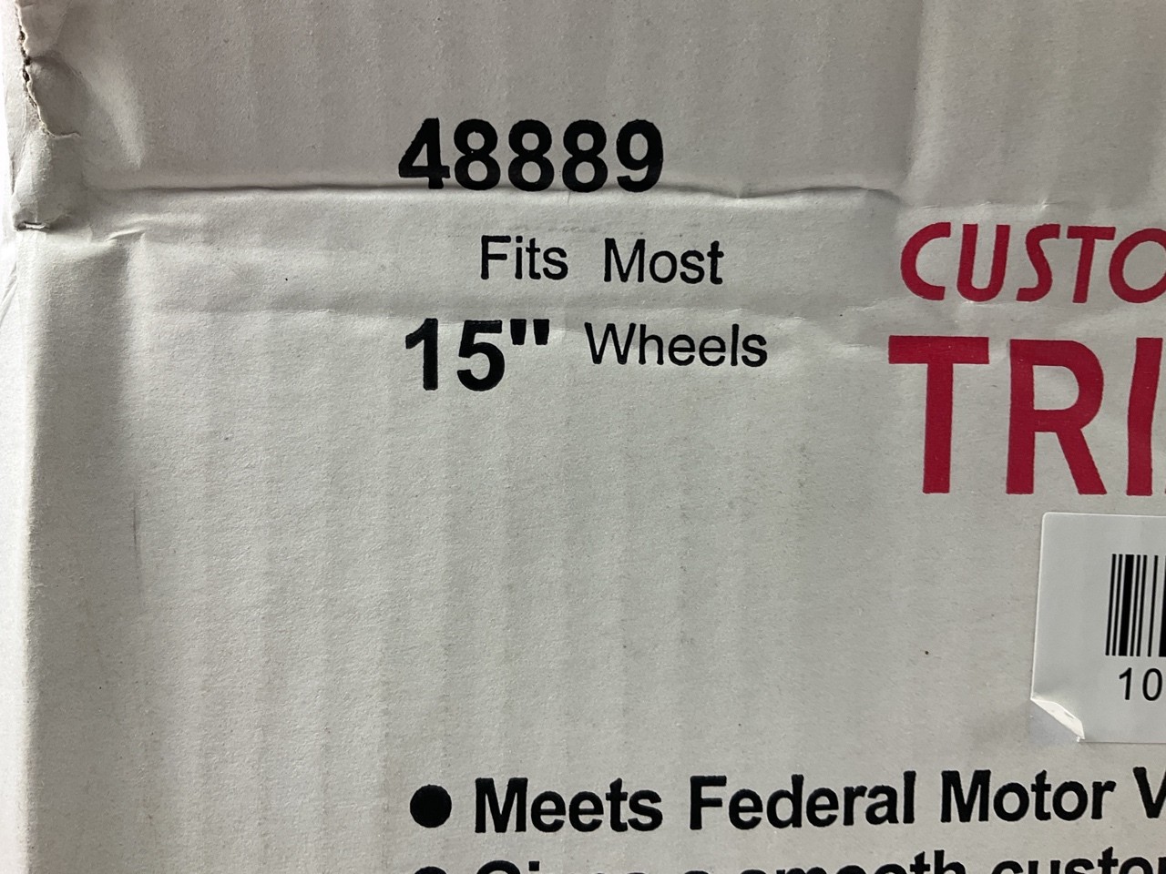 4 NEW 15" CHROME PLATED Steel Wheel Trim Rings Beauty Rims - SET OF 4 PCS 48889