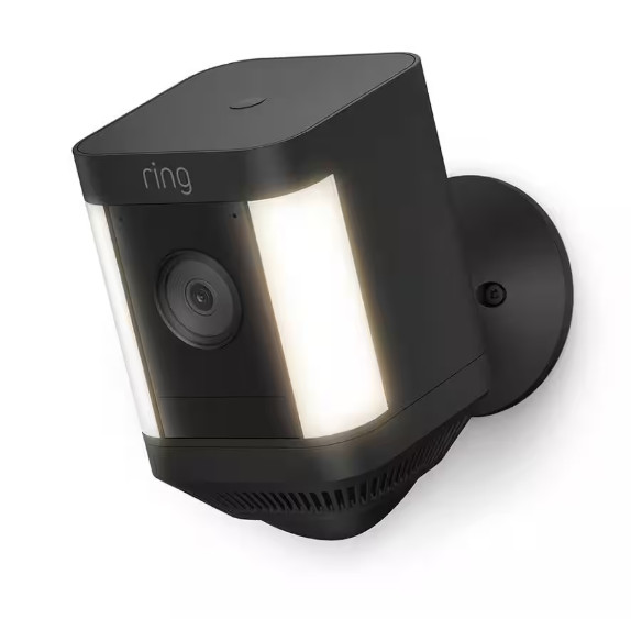 Ring Spotlight Cam Plus, Battery - Black
