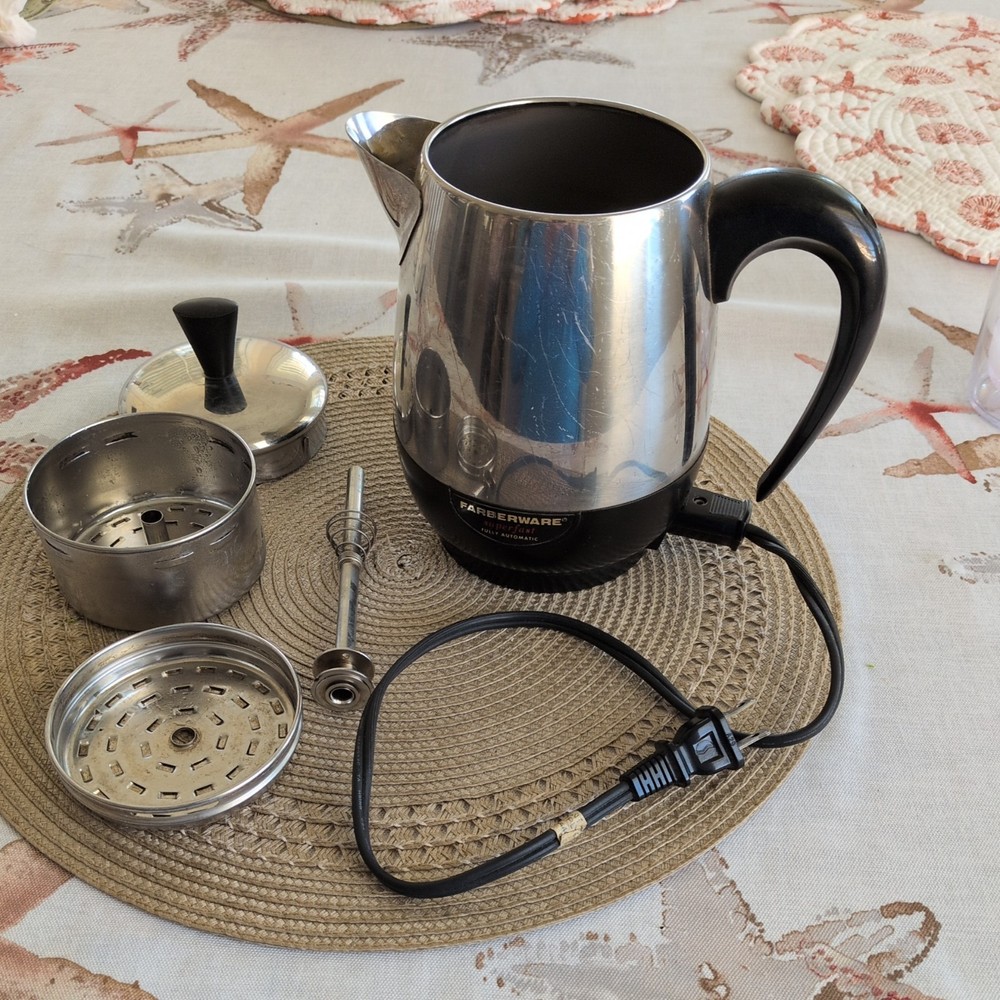 Farberware 134B Superfast Fully Automatic 2-4 Cup Electric Coffee Percolator Pot