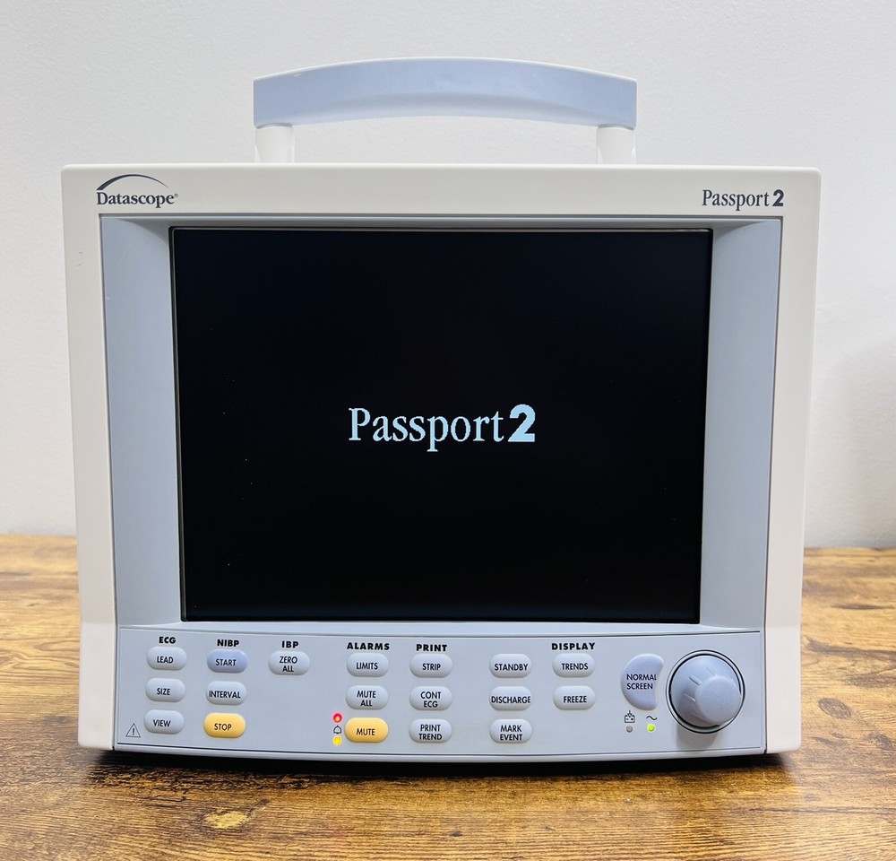Datascope Mindray Passport 2 - Spo2, ECG, NIBP & Printer - Same Day Shipping