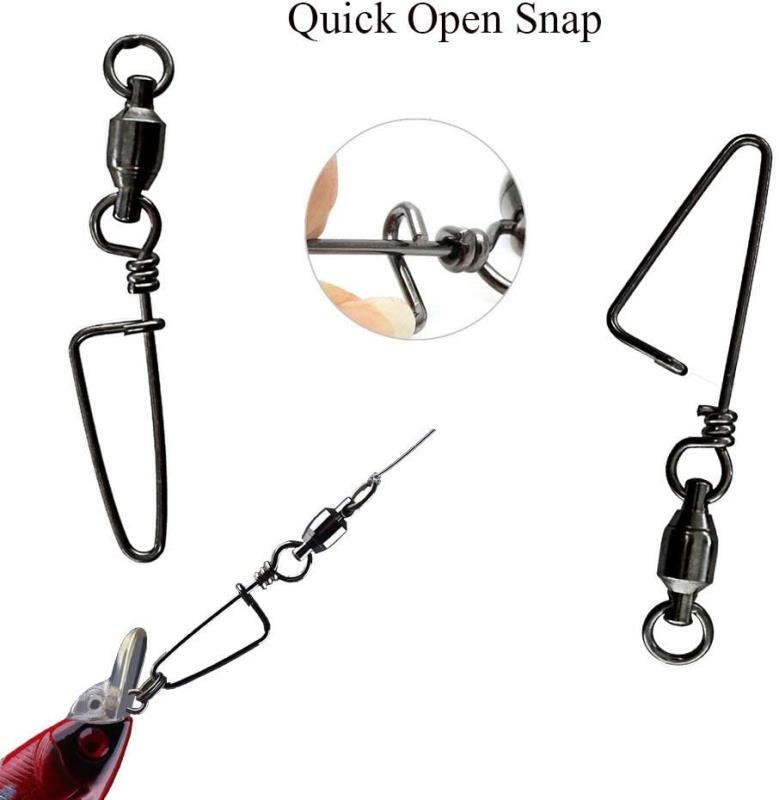 Fishing Line Swivels (20 Piece/Pack)