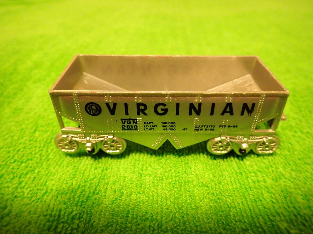 Virginian rail car silver, please READ