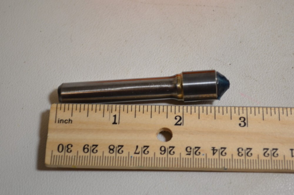 Hertel 1" Head Diam, 1/2" Shank, 1 Flute Solid Carbide Countersink