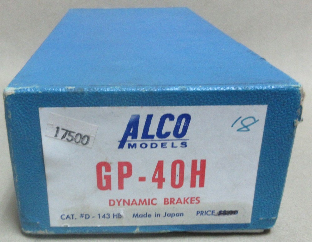 Alco Models: GP-40H Dynamic Brakes CAT #D-143 HB