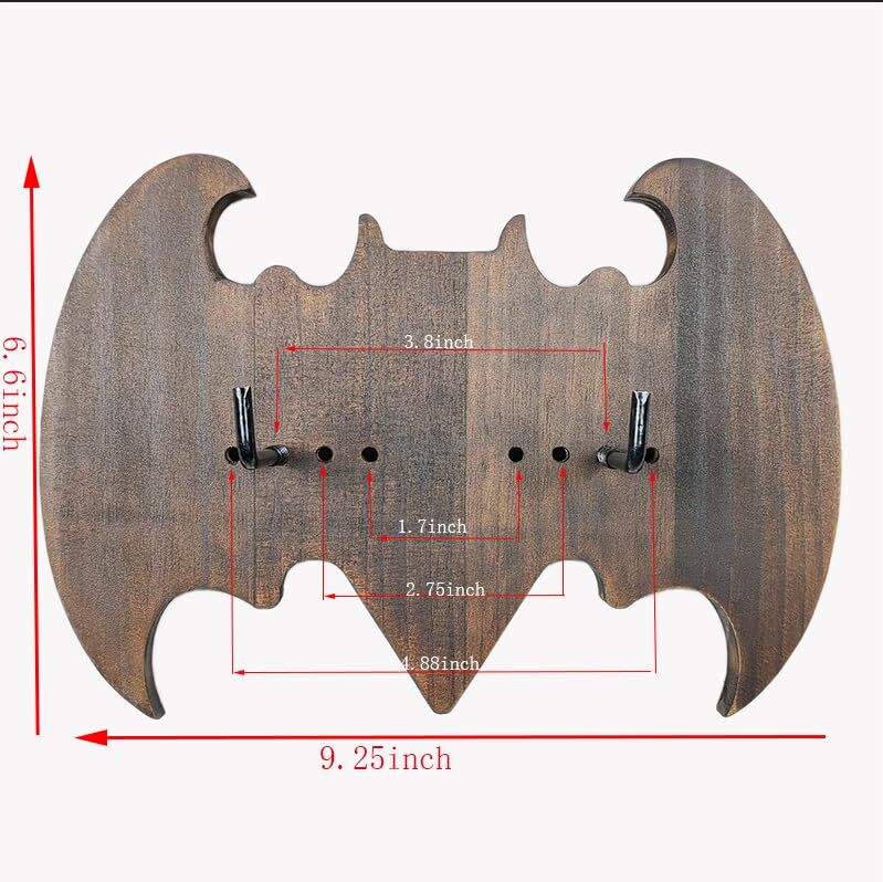 Sword Wall Rack - Sword wall mount-Wall mounted sword rack sword stant-Walnut...