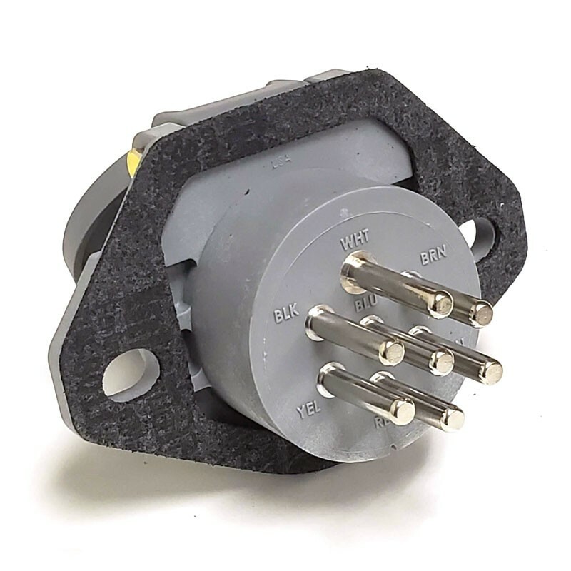 Tramec 38501 Nylon 7-Way Smart Box Solid Pins Receptacle Socket Replacement