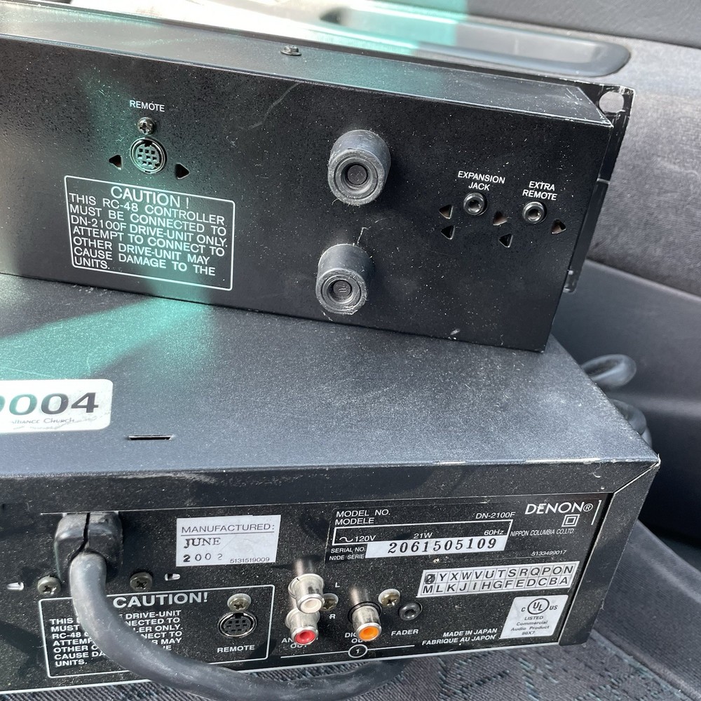 Denon DN-2100 Double CD Player + Control Unit please read description parts Only