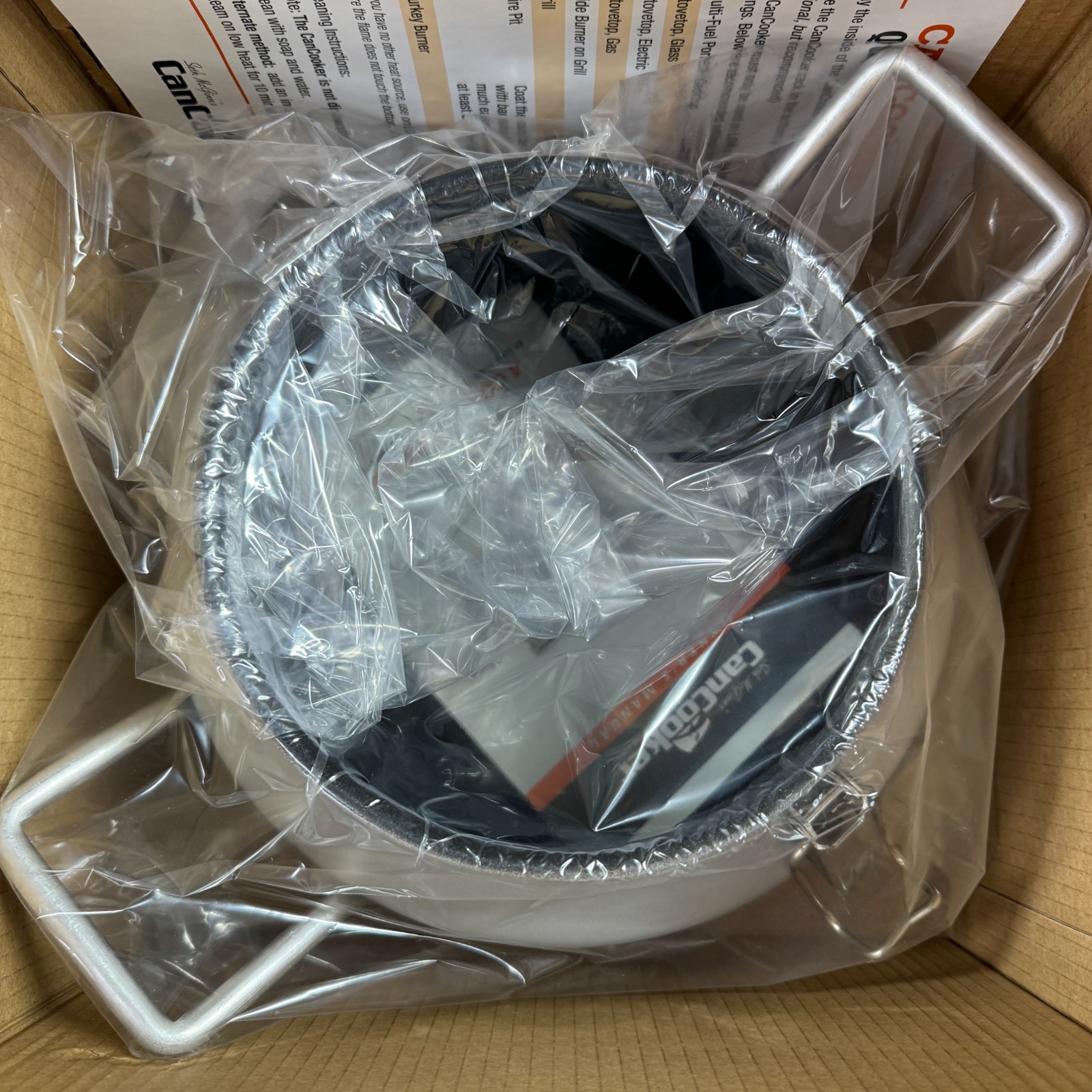 New Open Box Seth McGinns 2 Gallon CanCooker Camping Gear Campfire Stovetop NIB