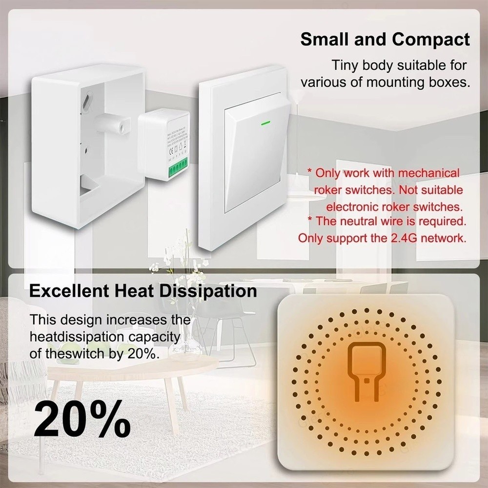 For Tuya For Zigbee Relay Switch Module for Home Curtain Wireless Control