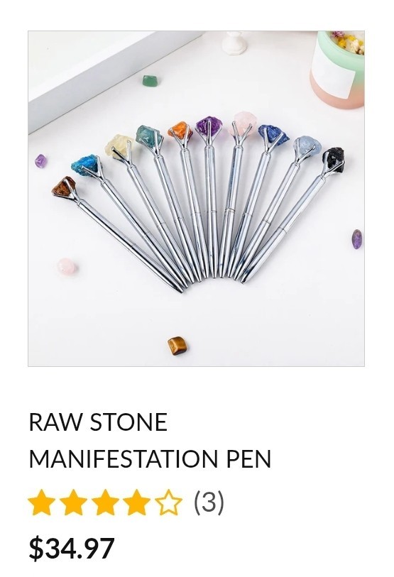 Mandala Notebook & Pen With Amazonite Stone. Mindful Souls Bundle. Retail $50