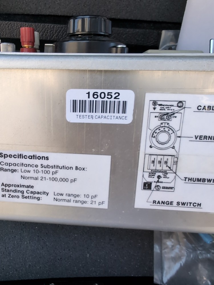 Drexelbook Portable Calibration System Capacitance Box Model Number 401 1820...