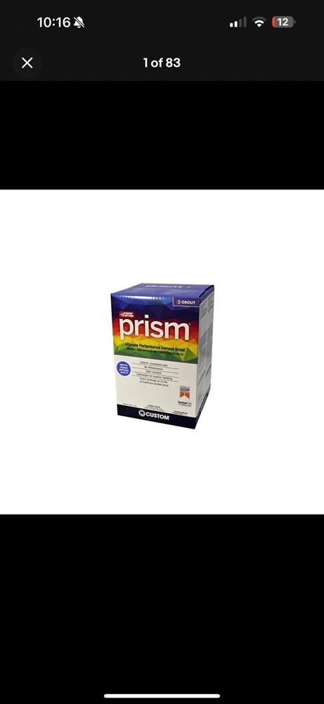 Custom Prism Ultimate Performance Grout - #122 Linen - 17 lb