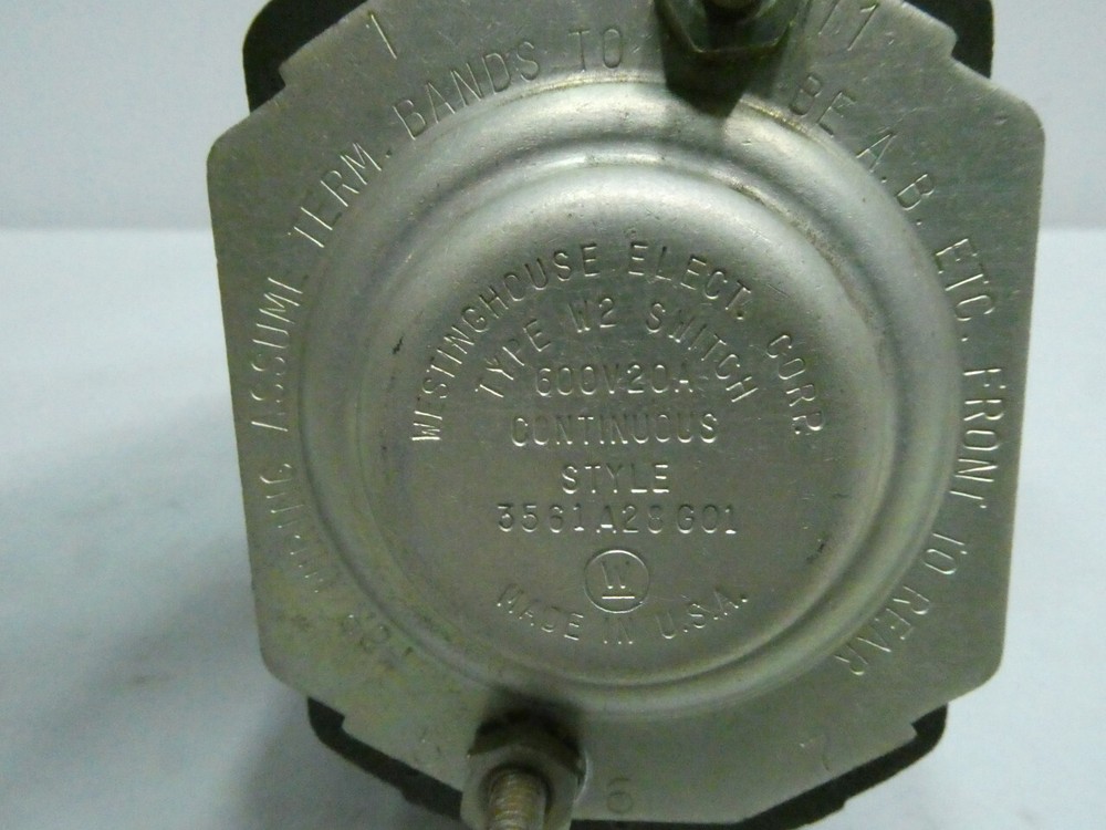 Westinghouse 3561A28G01 Rotary Cam Switch