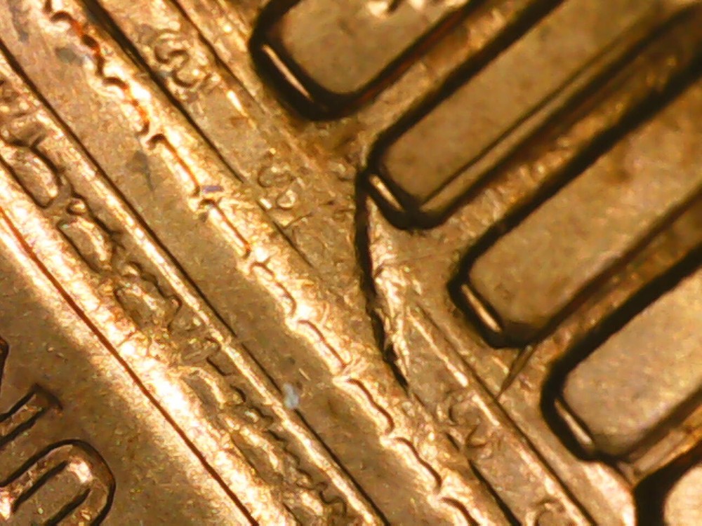 1973 Penny Struck Through Reverse