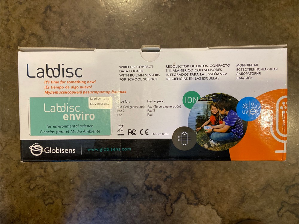 LABDISC Enviro Globisens Wireless Compact Data Logger School Science