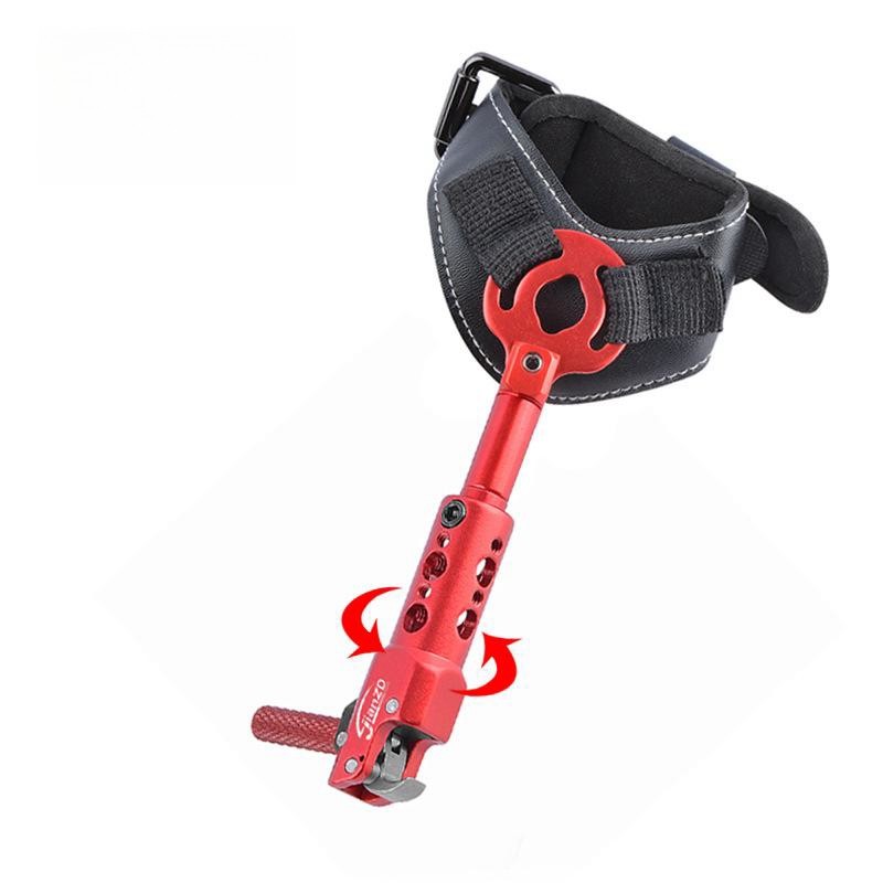 Archery Wrist Release Aid Trigger Adjustable Strap Caliper Compound Bow Hunting
