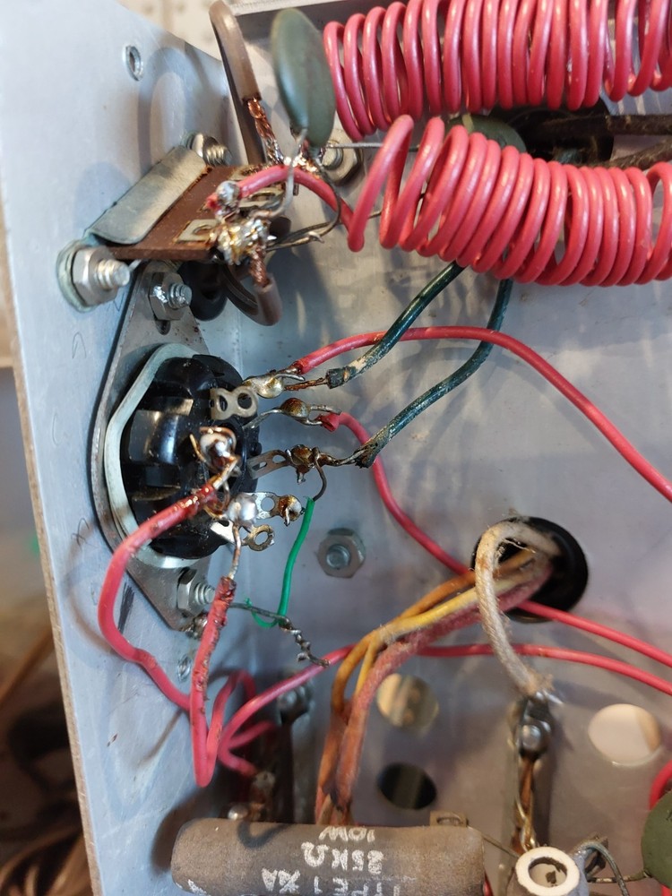 Johnson Viking Adventurer Ham CW Transmitter Assume for Parts or Not Working