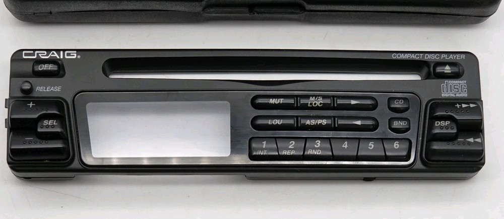 CRAIG Replacement Faceplate & Case For Car Stereo Compact Disc Player Untested