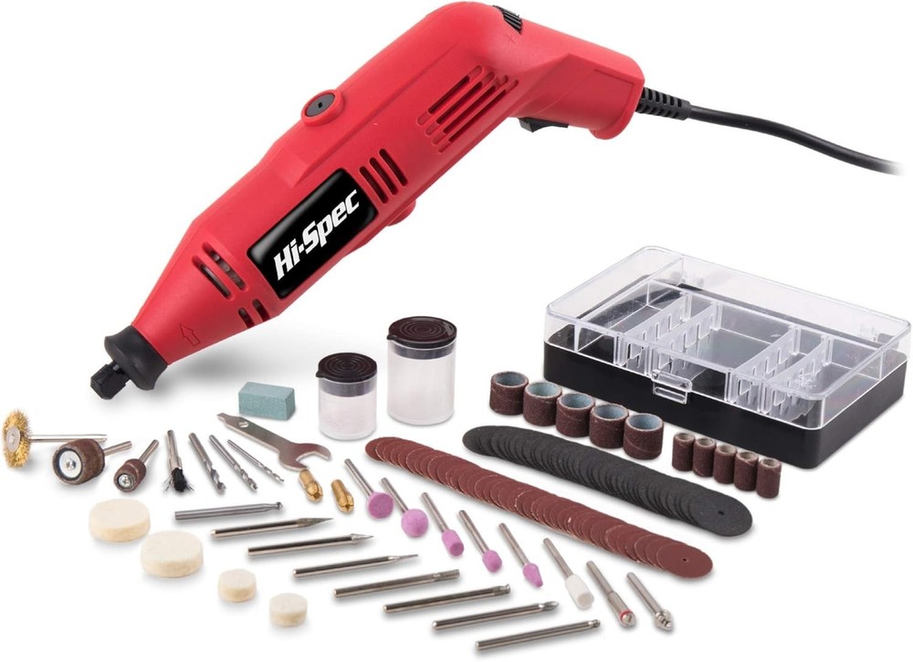 130W High-Speed Rotary Multi Tool with 121 Accessories - Versatile Crafting