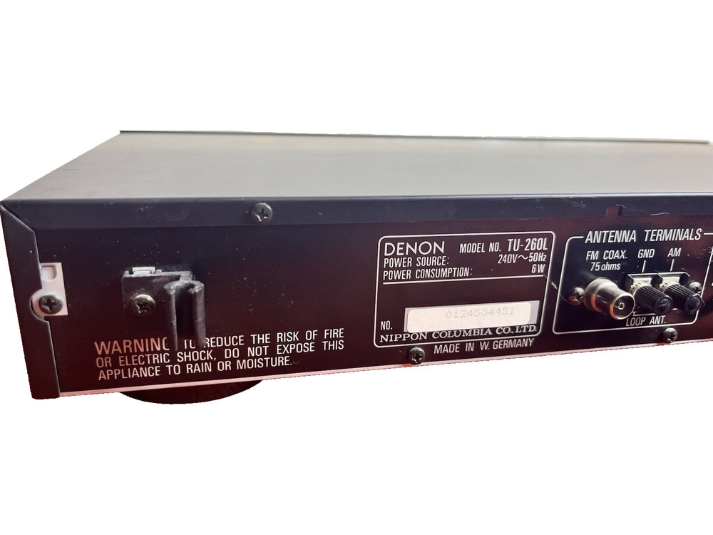 Denon TU-260L Tuner - Good Working Condition