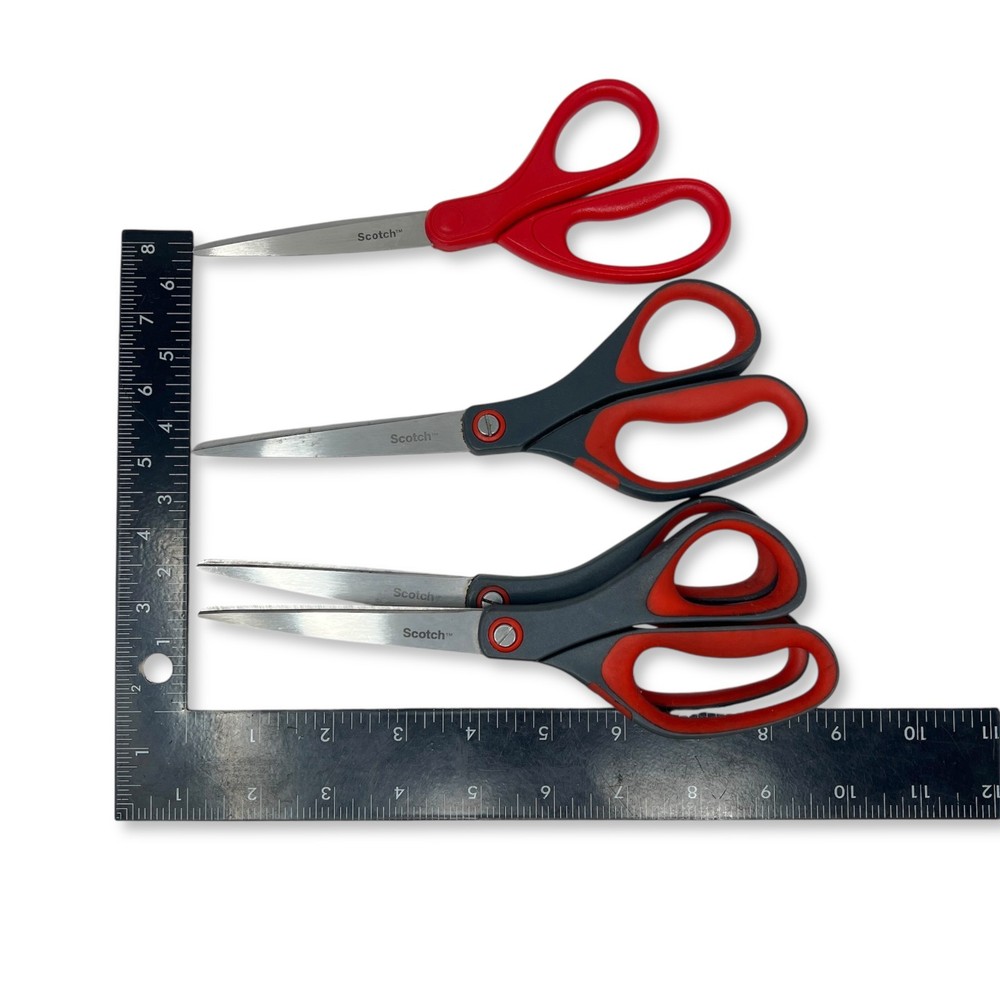 Scotch Multi-Purpose Scissors Set 8 Inch and Precision 4-Piece Mixed