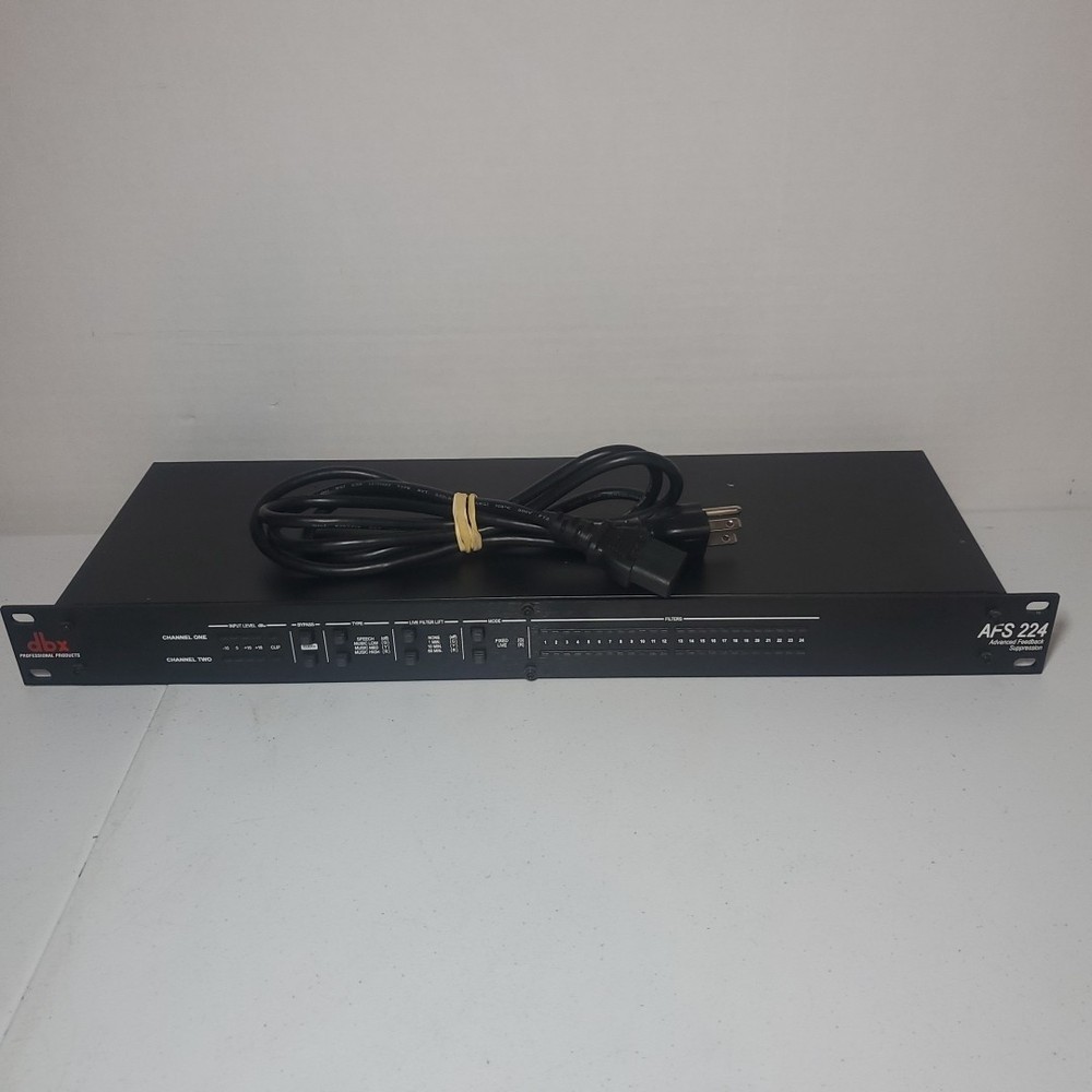 DBX AFS224 Dual Channel Advanced Feedback Suppression Processor