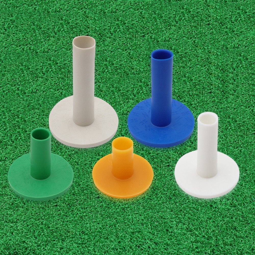 Golf Rubber Tees Driving Range 5 Pack Mixed Size for Practice Mat Colourful