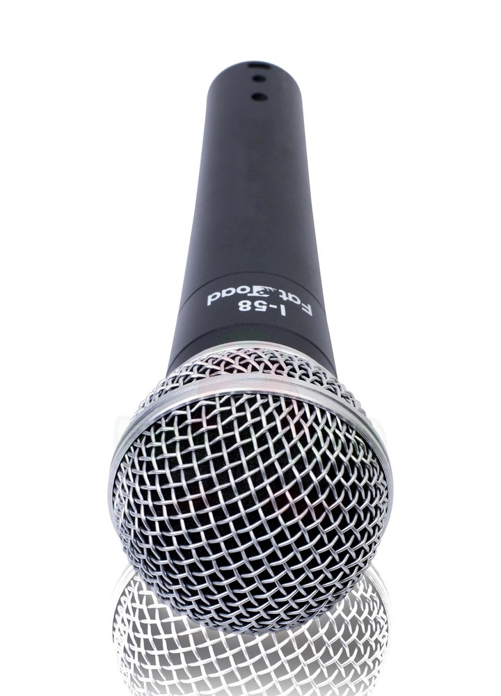 Vocal Handheld Microphones & Clips (3 Pack) by FAT TOAD | Cardioid Dynamic, Wire