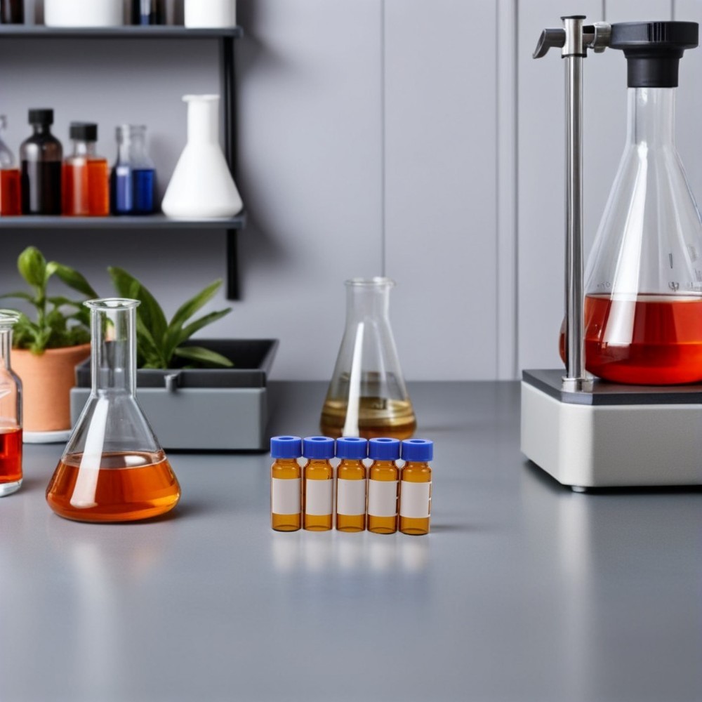 100 Pcs Plastic Pill Bottles Empty Lab Sample Vials Chromatography