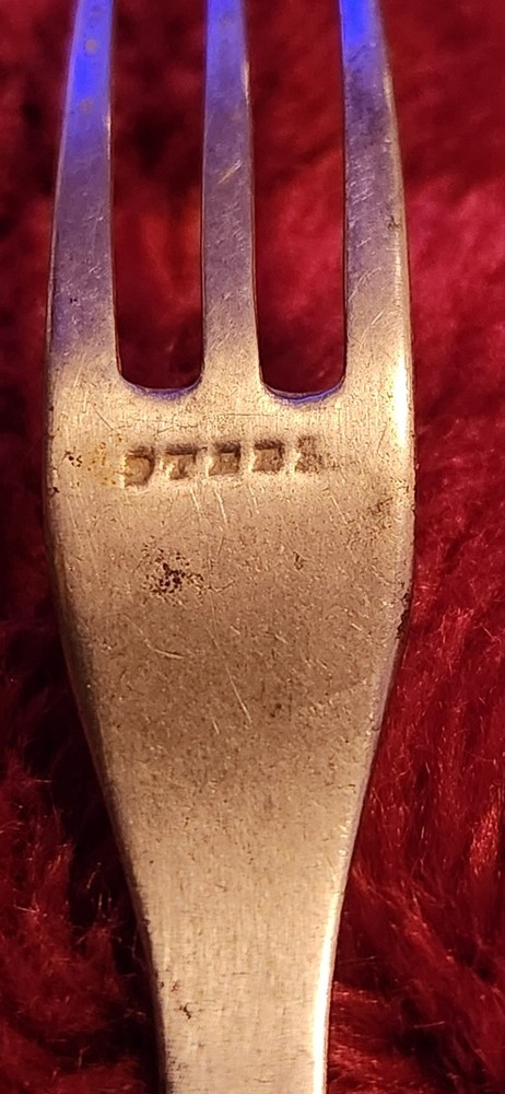 Vintage Bone Handle 3 Prong Tine Fork Primitive Utensil