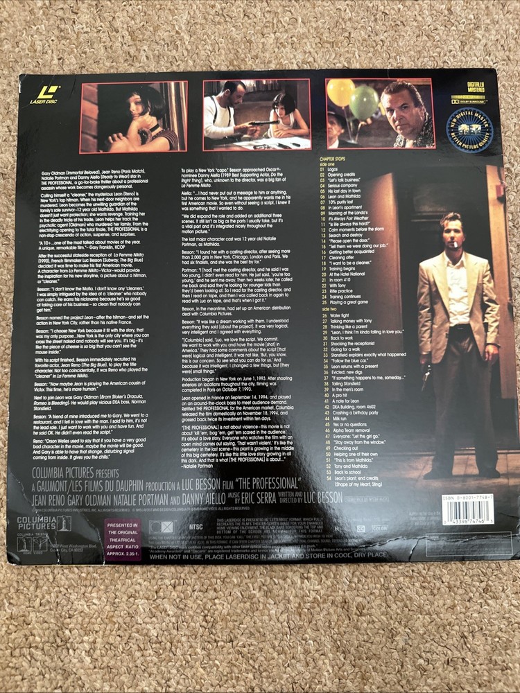 the professional, deluxe widescreen laserdisc
