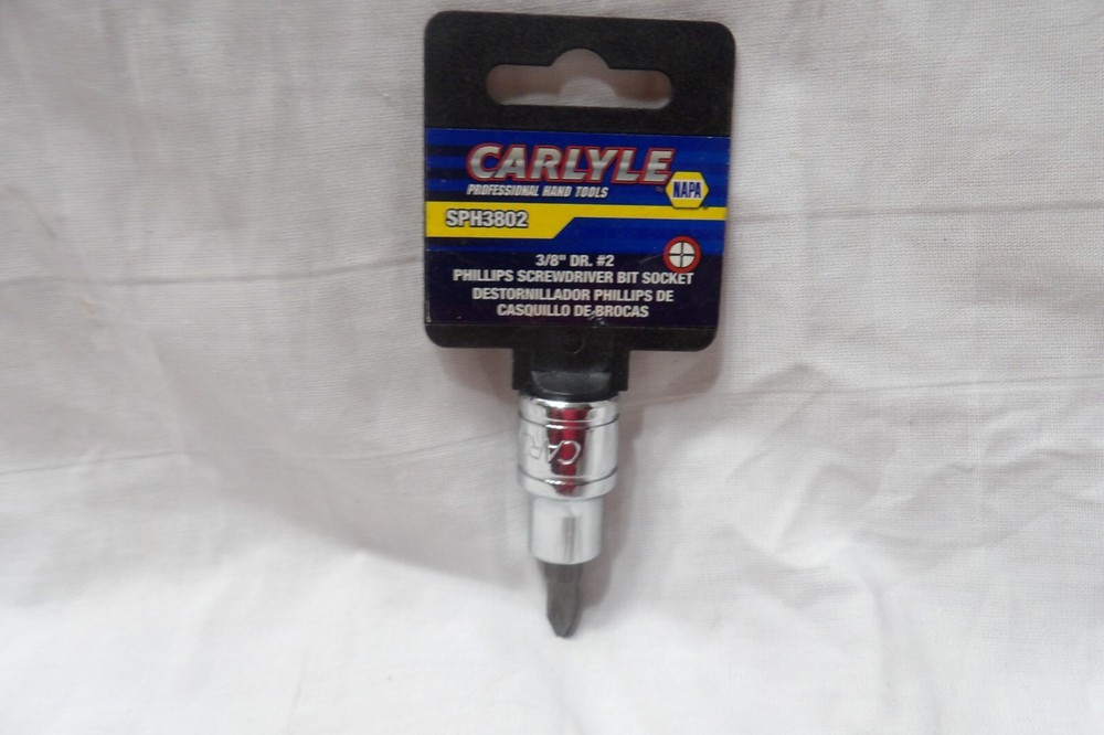 Carlyle by Napa 3/8" Drive #2 Phillips Screwdriver Bit Socket SPH3802