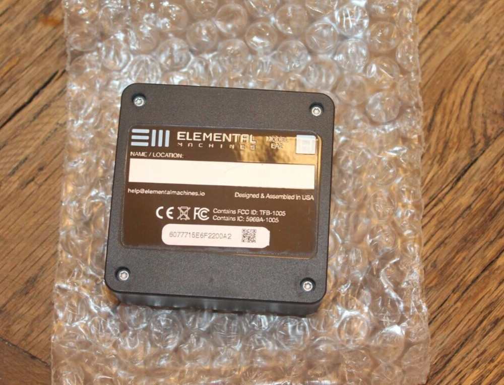 ELEMENTAL MACHINES EA2 Element-A Wireless Battery-Powered Internet Device NEW