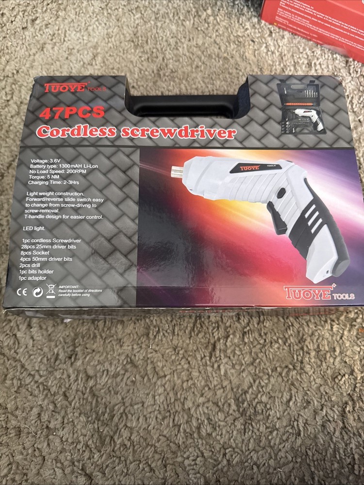 47 Piece Cordless Screwdriver