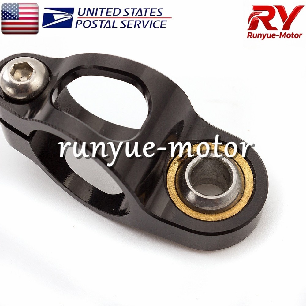 Red CNC Adjustable Steering Damper Stabilizer Linear Control Universal Aluminum