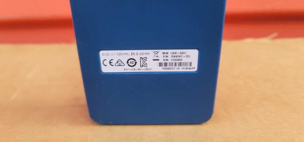 National Instruments USB-6001 Data Acquisition Card, NI DAQ, Multifunction