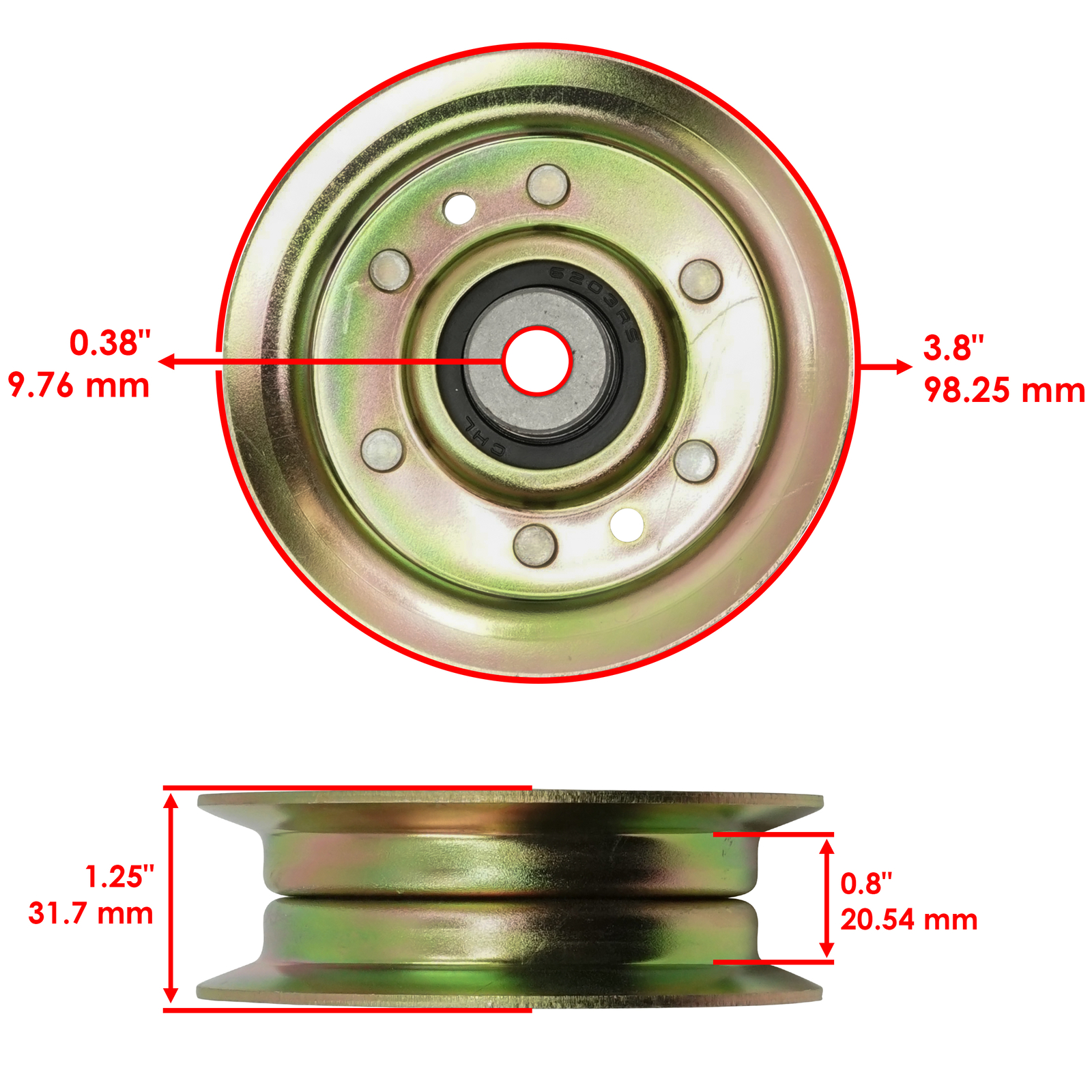 Idler Pulley For Craftsman Husqvarna 532173438 532131494 173438 131494 280671