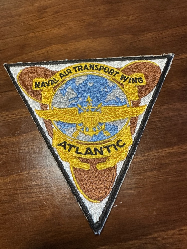 Vintage US Navy Air Transport Wing Atlantic Patch