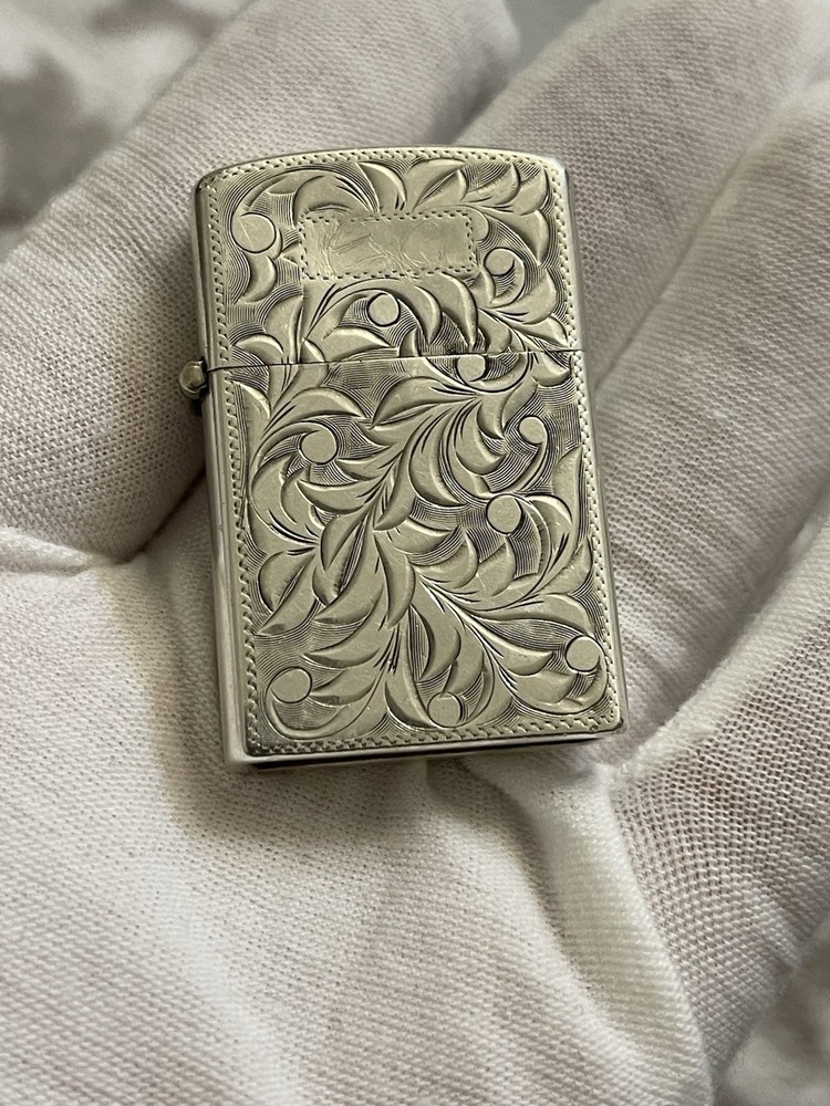 Antique Vintage Sterling Silver Cigarette Lighter