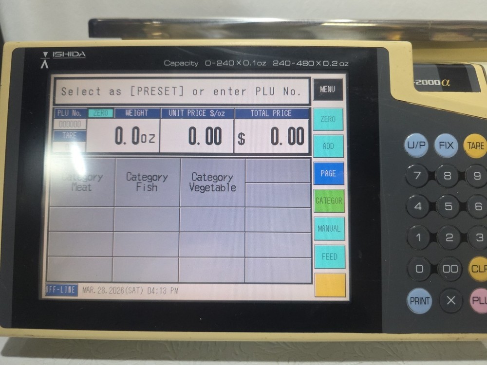 ishida scale SR-2000a