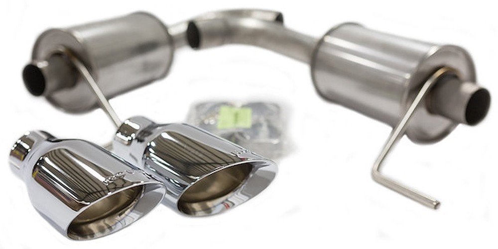 Roush Performance 421837 Axle-Back Exhaust with Dual Round Tips