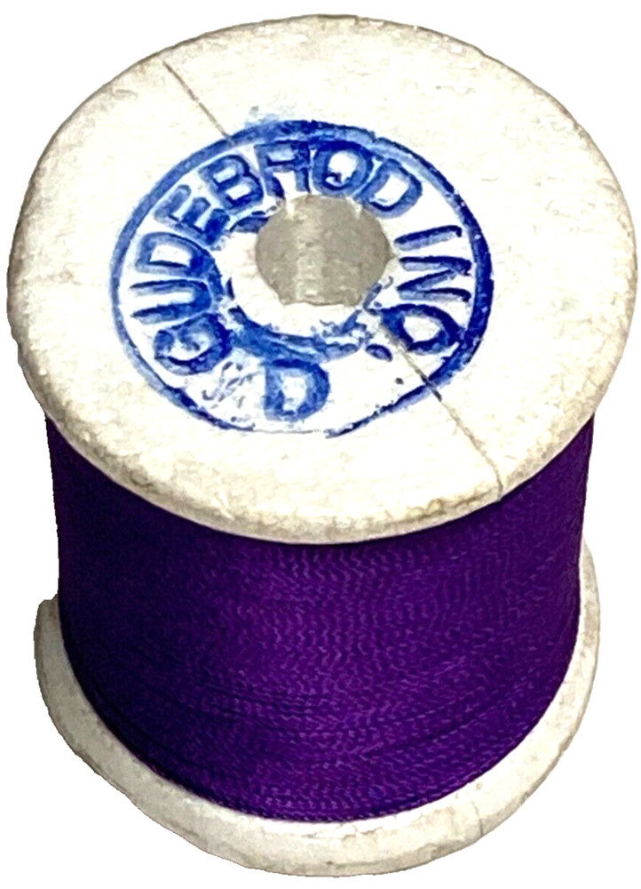 Gudebrod Nylon Thread Type D Purple 100-Yard Spool
