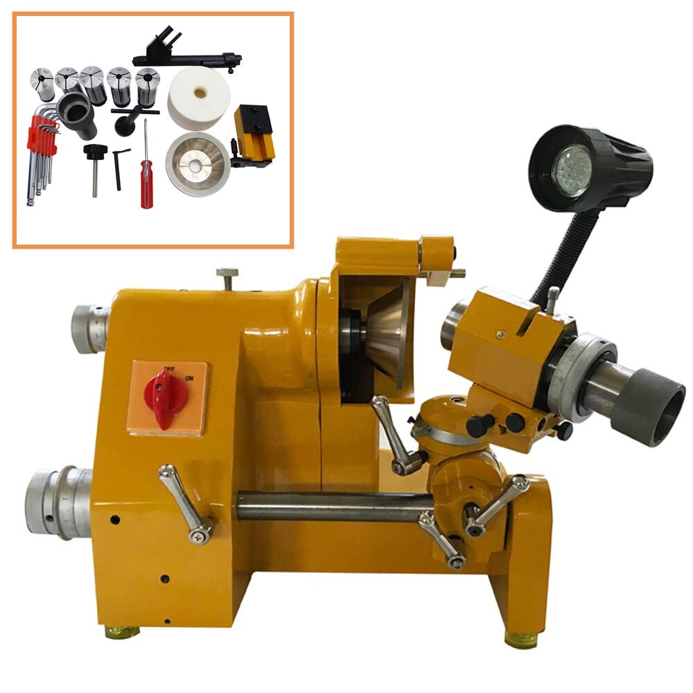 5C Collet Universal Cutter Grinding Machine Sharpener for Lathe Drill Bit 110V