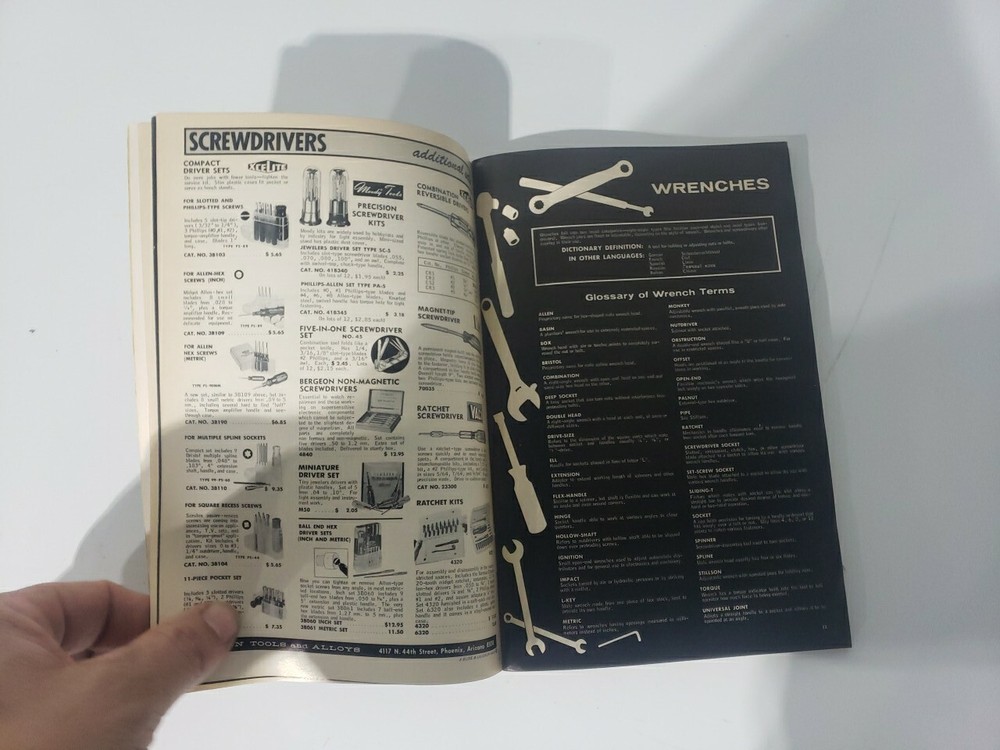 1974 JENSEN TOOLS ORIGINAL 112 PAGE CATALOG #674!!