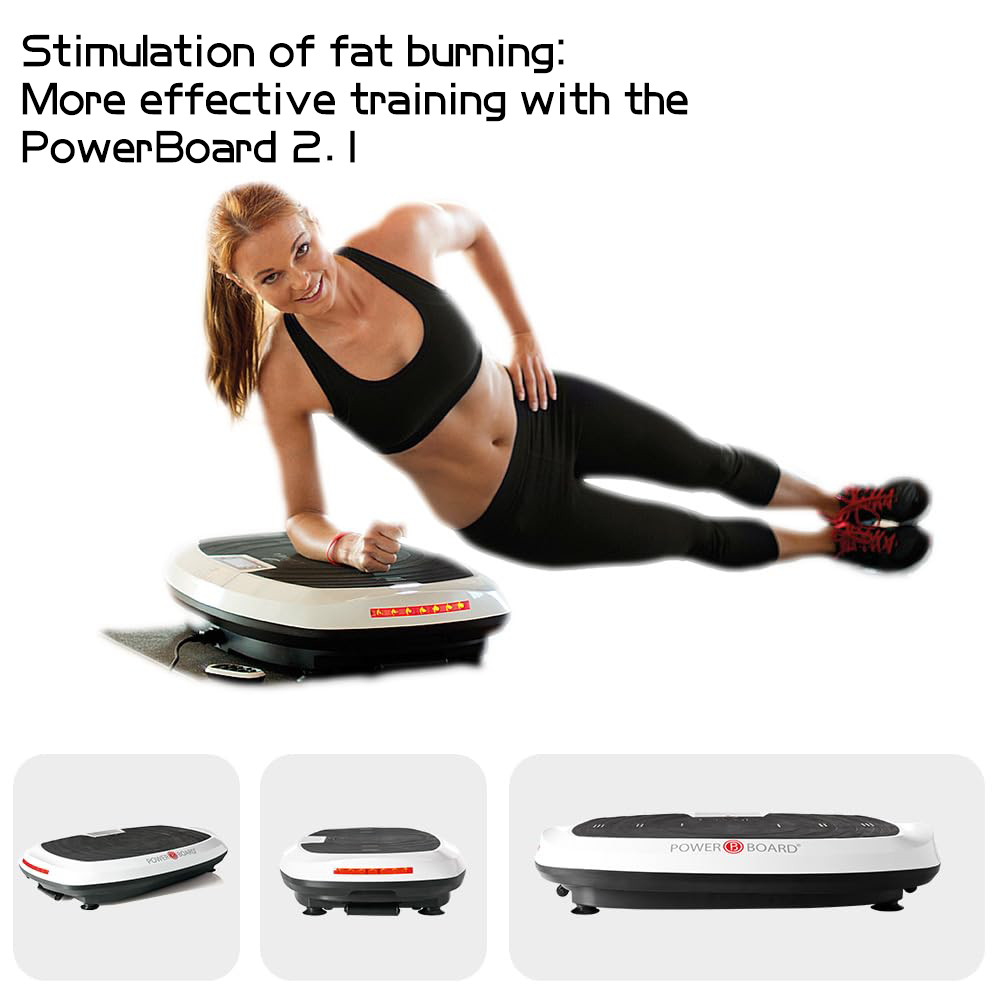 Portable Vibration Platform Plate Whole Body Exercise Fitness Massager Machine