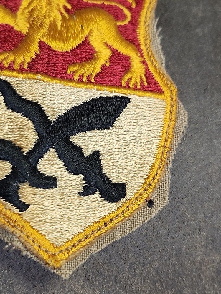 Authentic WWII Occupation US Army 15th Cavalry Group Patch- Twill - German-made